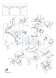 YZF-R1M 998 R6 (2KSL) drawing COWLING 2