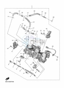 NIKEN MXT850 (BD5F) drawing INTAKE