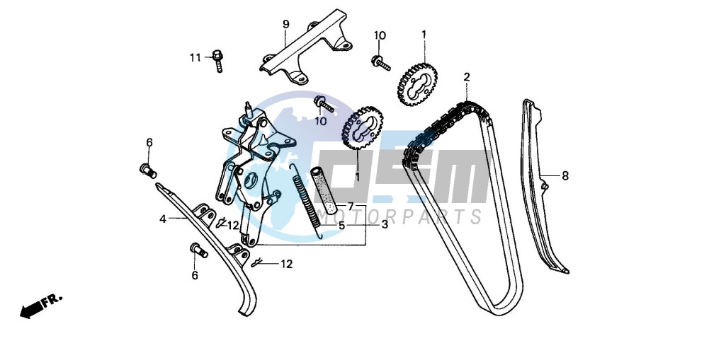 CAM CHAIN/TENSIONER