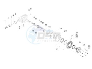 V9 Roamer 850 (APAC) drawing Achter transmissie / Components