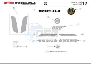 HOBBY-BYE-BIKE-EURO4-BLACK drawing DECAL SETS