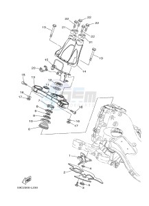 XP500A T-MAX T-MAX 500 (59CD) drawing STEERING