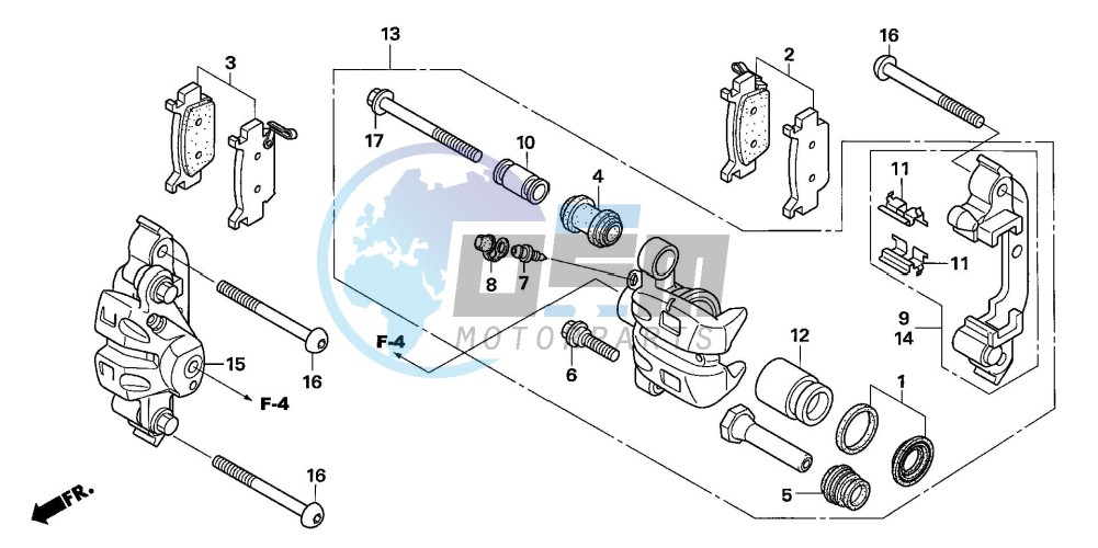 FRONT BRAKE CALIPER