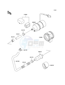 ZZR600 ZX600-E13H GB XX (EU ME A(FRICA) drawing Fuel Pump