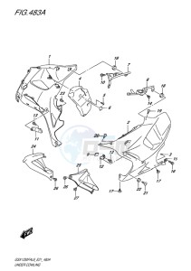 GSX-1250F ABS EU drawing UNDER COWLING