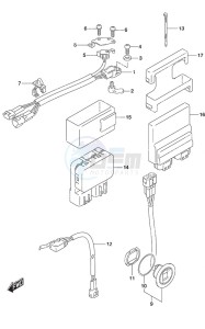 DF 150AS drawing PTT Switch/Engine Control Unit