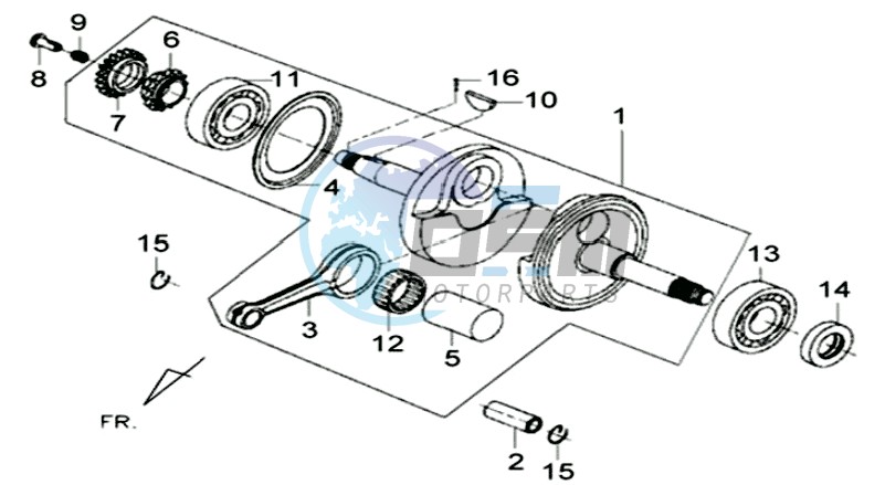 CRANKSHAFT  / PISTON / PISTON RING