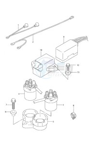 df 30 drawing PTT Relay Remote Control w/Power Tilt