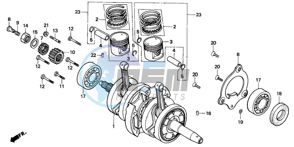 CRANKSHAFT/PISTON