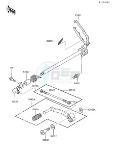 EX 250 E [NINJA 250R] (E1-E2) [NINJA 250R] drawing GEAR CHANGE MECHANISM