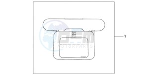 FJS400D9 F / CMF 2F drawing TOP BOX INNER BAG