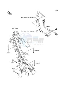 KX450F KX450D7F EU drawing Chassis Electrical Equipment