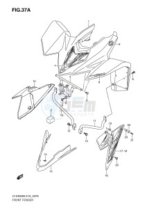 LT-Z400 (E19) drawing FRONT FENDER (LT-Z400ZK9)