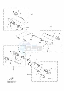 MT-125 MTN125-A (B6G3) drawing FLASHER LIGHT