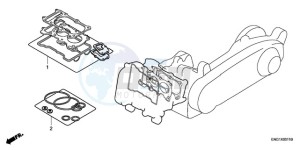 FJS400D9 F / CMF drawing GASKET KIT A