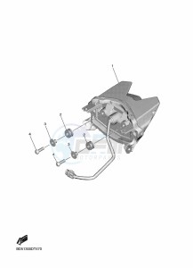 NIKEN MXT850 (BD5B) drawing TAILLIGHT