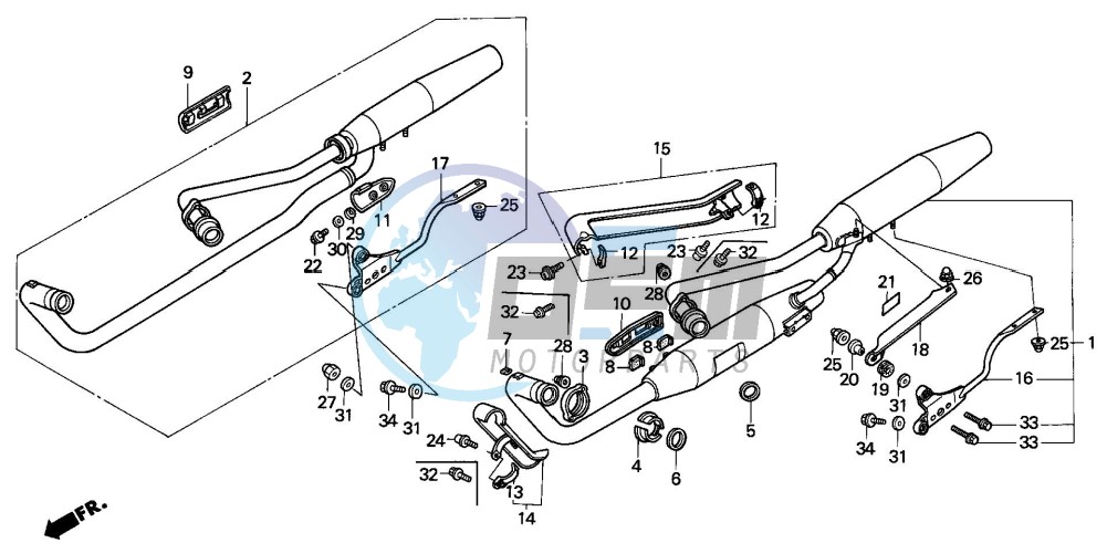 EXHAUST MUFFLER