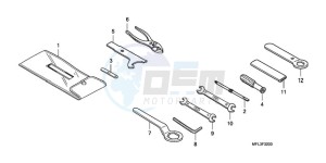 CBR1000RR9 Australia - (U / MME) drawing TOOLS