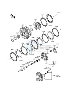 NINJA_ZX-6R_ABS ZX636FDF FR GB XX (EU ME A(FRICA) drawing Clutch