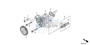 CBR300RF CBR300R Europe Direct - (ED) drawing OIL PUMP