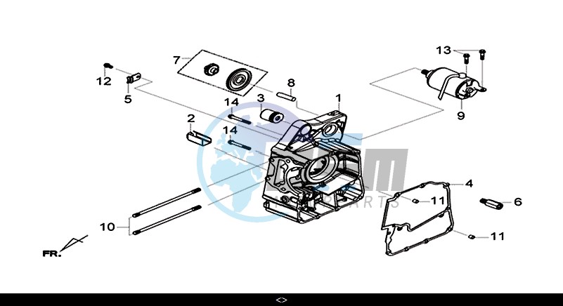 R. CRANK CASE