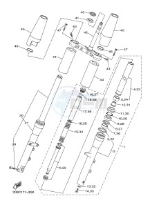 XVS1300A XVS1300A UBS MIDNIGHT STAR (1CS8) drawing FRONT FORK