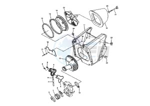 YZ F 450 drawing INTAKE