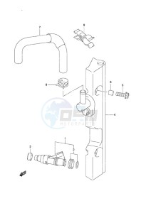 DF 60A drawing Fuel Injector