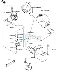 ZG 1000 A [CONCOURS] (A7-A9) [CONCOURS] drawing FUEL EVAPORATIVE SYSTEM-- CA- -