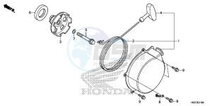 TRX420FA1G TRX420 Europe Direct - (ED) drawing RECOIL STARTER