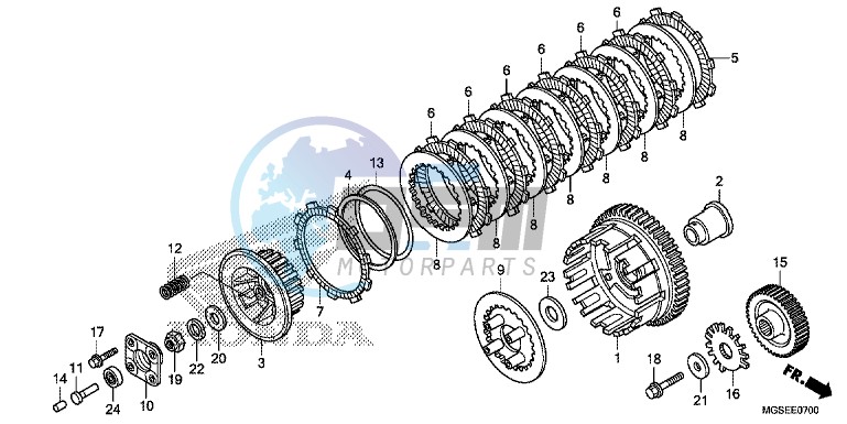 CLUTCH (NC700S/ SA)