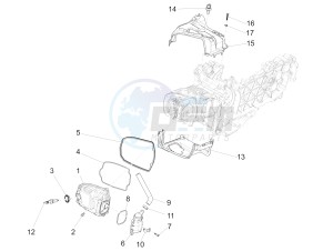 Sprint iGET 125 4T 3V ABS (EMEA) drawing Cylinder head cover