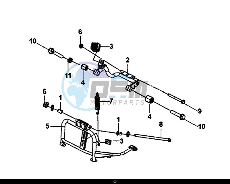 MAIN STAND ENGINE MOUNT