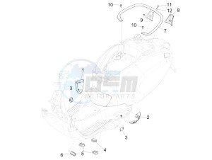 SPRINT 125 4T 3V IGET E2 ABS (APAC) drawing Side cover - Spoiler