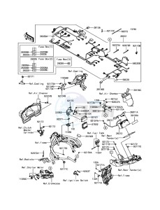 NINJA H2R ZX1000YHF EU drawing Chassis Electrical Equipment