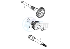 ELYSEO - 125 cc drawing GEAR GROUP