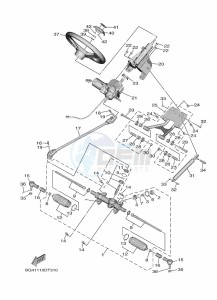 YXE850EN YXE85WPHM (BAND) drawing STEERING