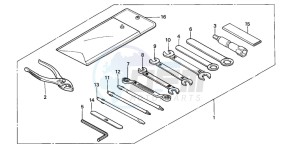 XL650V TRANSALP drawing TOOLS