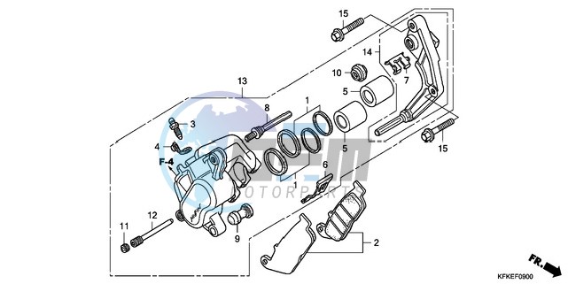 FRONT BRAKE CALIPER