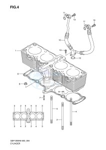 GSF1200 (E2) Bandit drawing CYLINDER