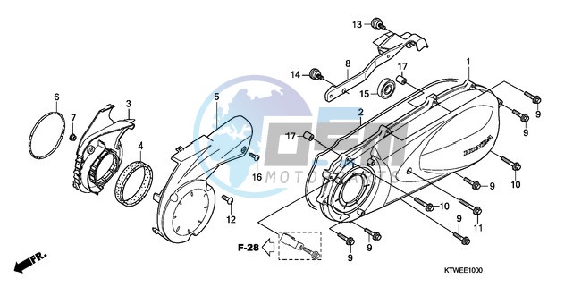 LEFT CRANKCASE COVER