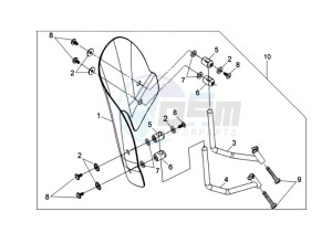 FIDDLE II 50 drawing WINDSCREEN