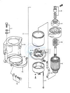 DT 65 drawing Starting Motor