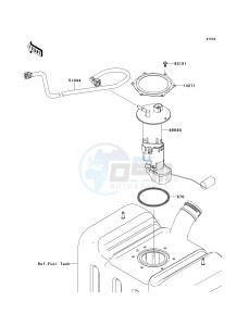 KRF 750 K [TERYX 750 FI 4X4 LE] (K9F) K9F drawing FUEL PUMP