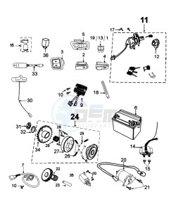 TWEET 125 YO N drawing ELECTRIC EQUIPMENT