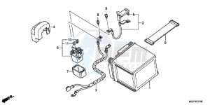 CBR1000RRE Fireblade 2ED drawing BATTERY (CBR1000RR/ S)