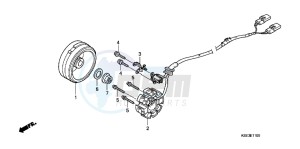 CRF150RC drawing GENERATOR