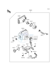 KLF 300 C [BAYOU 300 4X4] (C1-C4) [BAYOU 300 4X4] drawing OPTIONAL PARTS-- HEADLIGHT- -