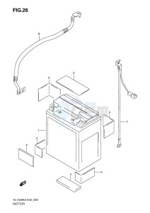 VL1500 (E2) drawing BATTERY