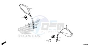 WW125EX2F PCX125 - WW125 UK - (E) drawing MIRROR